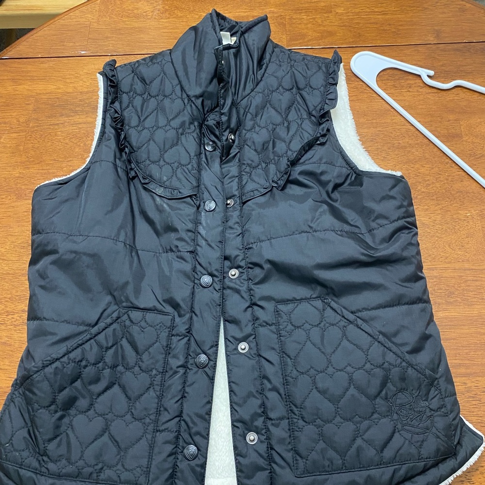 Black Roxy puffy Vest